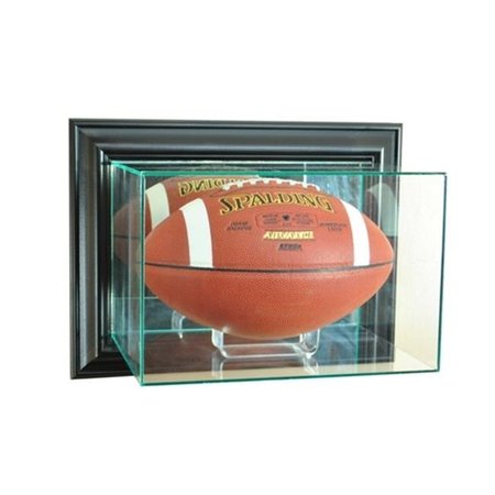PERFECT CASES Perfect Cases WMFB-B Wall Mounted Football Display case; Black WMFB-B